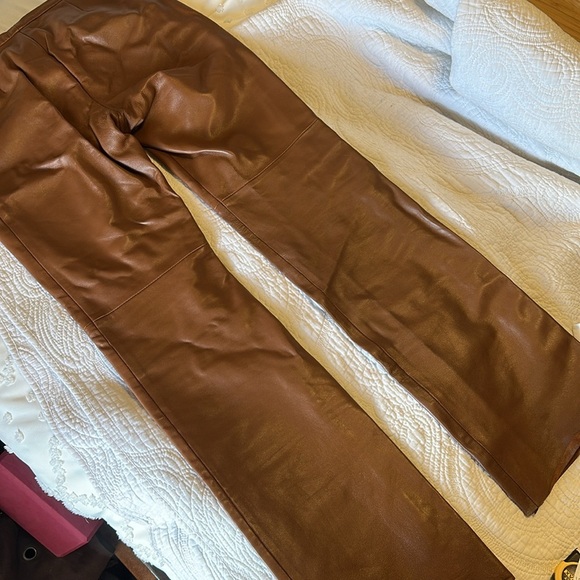 New Frontier leather pants size 4 EUC - Picture 6 of 7